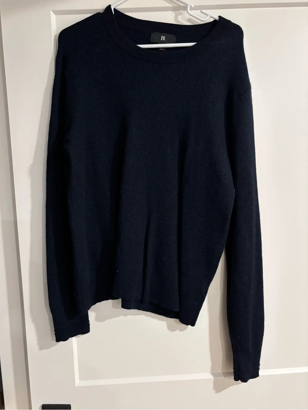 Banana Republic Navy Blue Crewneck Sweater for Men